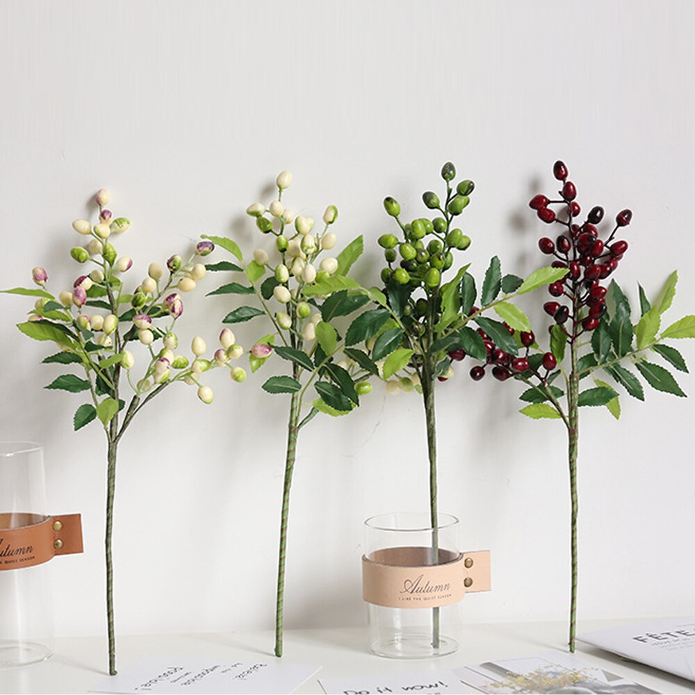 Artificial Olive Branch Fruit For Decoration
