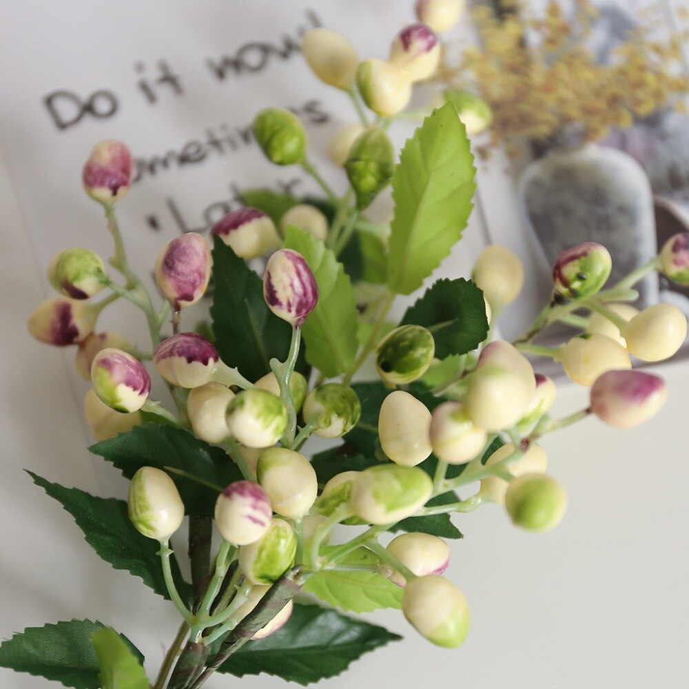 Artificial Olive Branch Fruit For Decoration