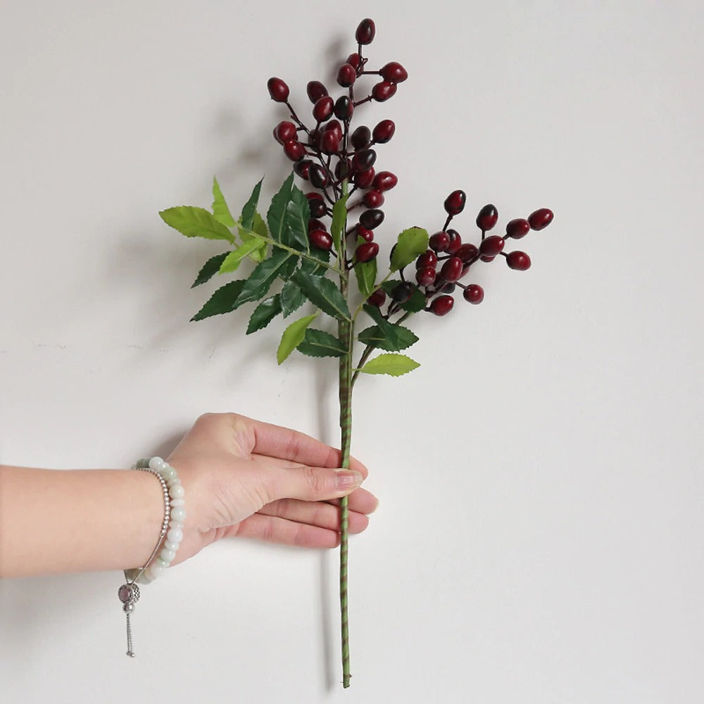 Artificial Olive Branch Fruit For Decoration