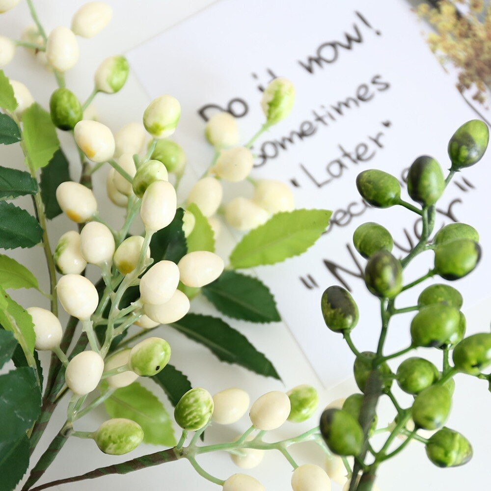 Artificial Olive Branch Fruit For Decoration