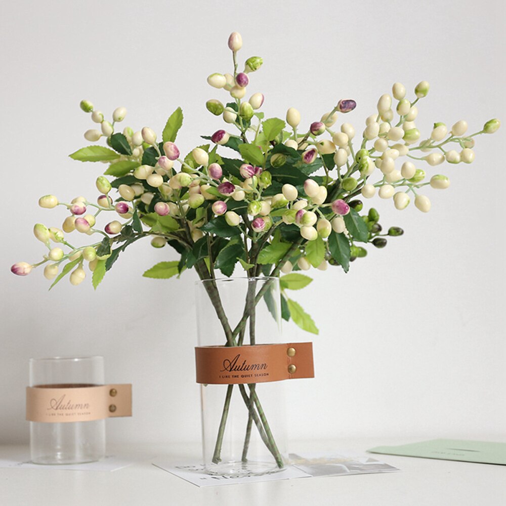 Artificial Olive Branch Fruit For Decoration