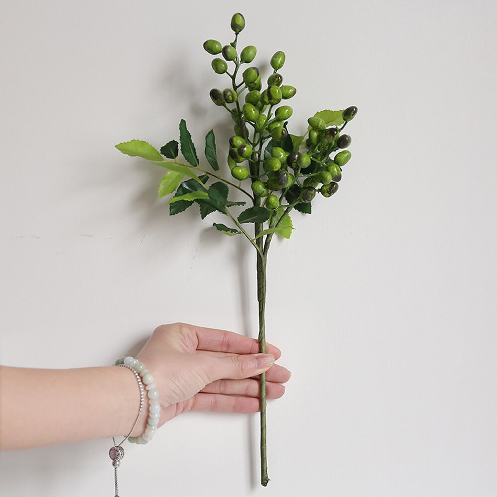 Artificial Olive Branch Fruit For Decoration