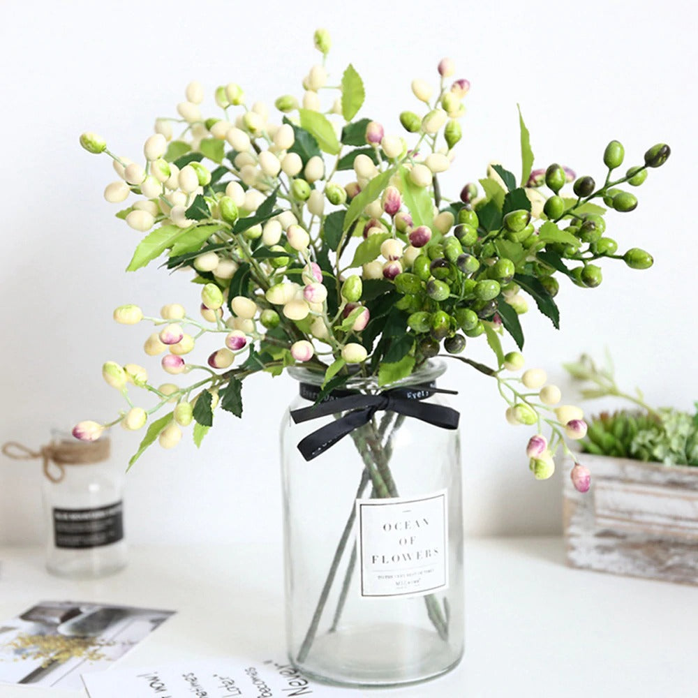 Artificial Olive Branch Fruit For Decoration