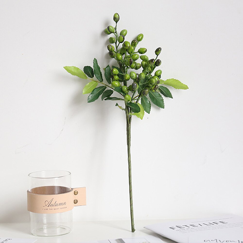 Artificial Olive Branch Fruit For Decoration