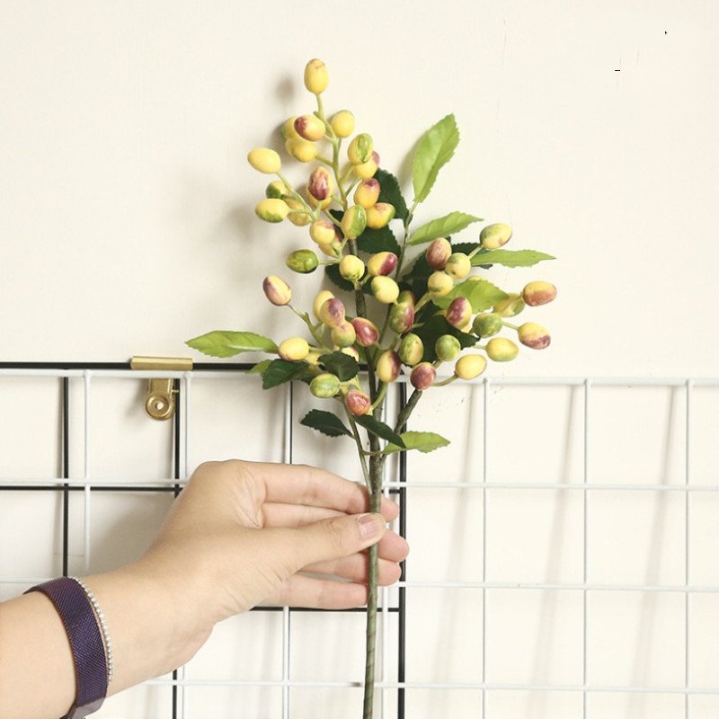 Artificial Olive Branch Fruit For Decoration