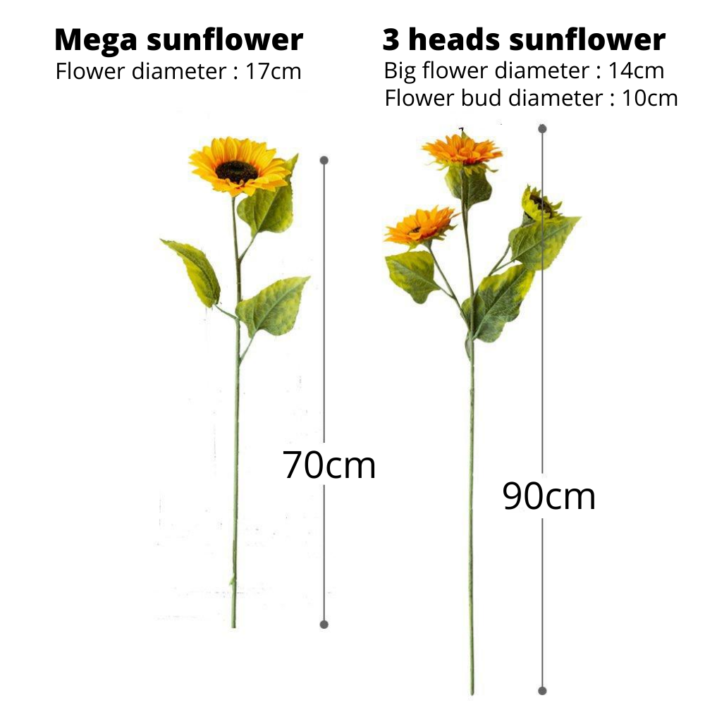 Artificial Sunflower For Living Room Indoor Decoration