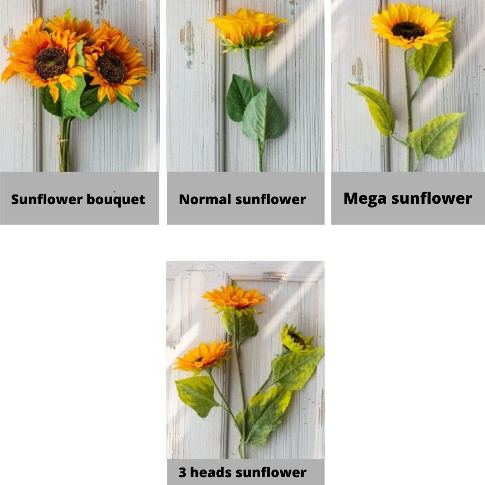Artificial Sunflower For Living Room Indoor Decoration