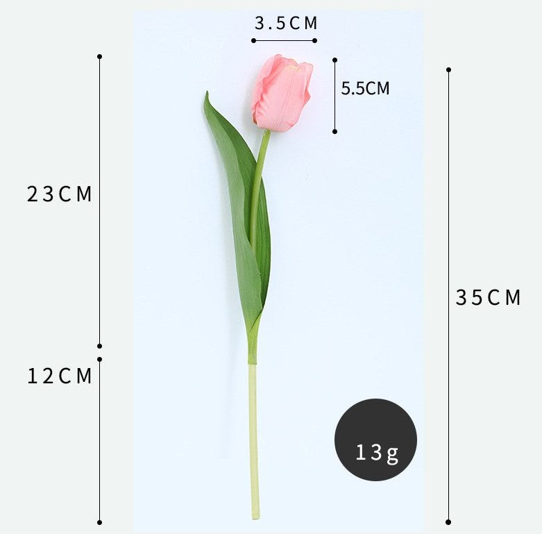 Real Touch Artificial Tulip For Living Room Indoor Decoration And Wedding
