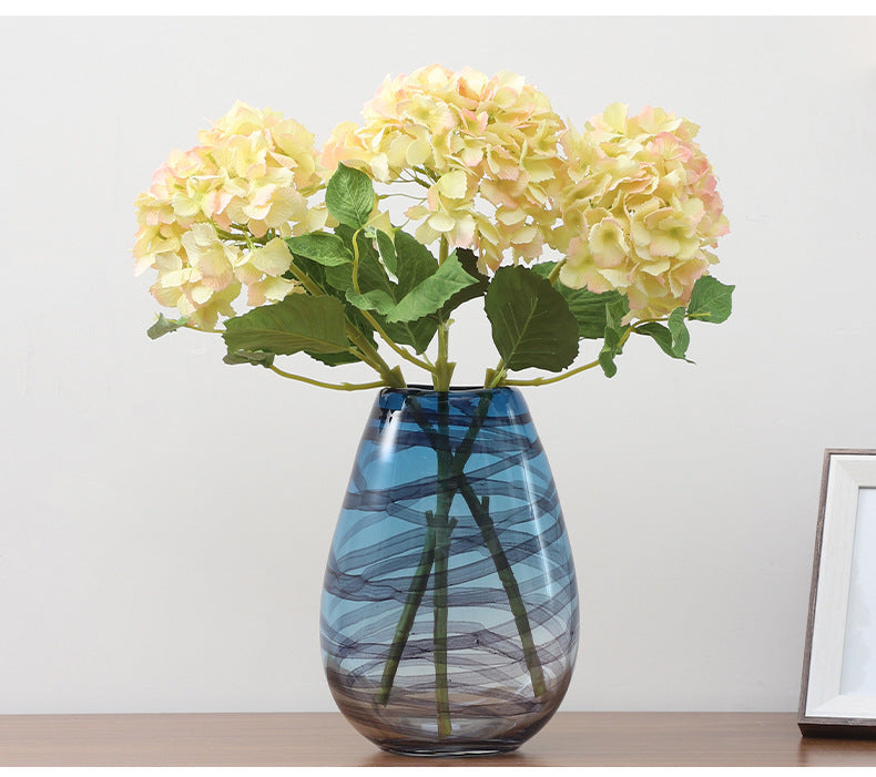 Real Touch Artificial Hydrangea For Living Room Indoor Decoration And Wedding