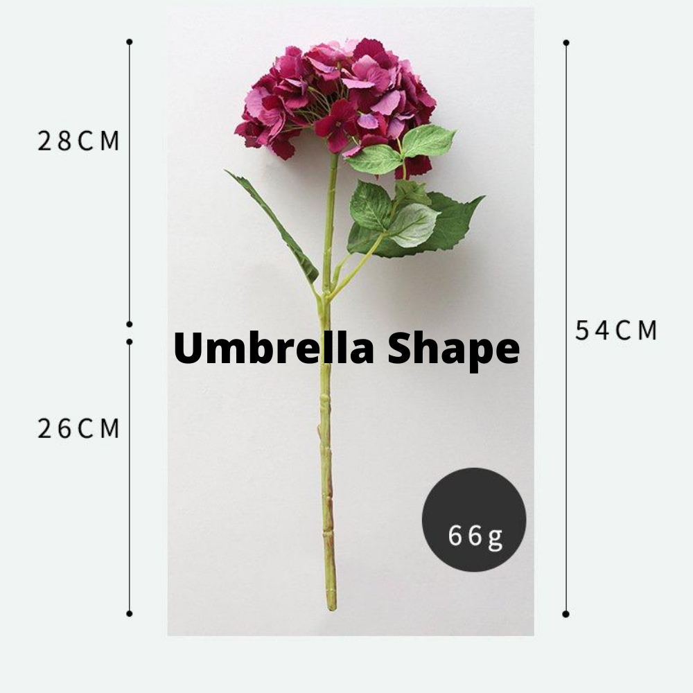 Real Touch Artificial Hydrangea For Living Room Indoor Decoration And Wedding