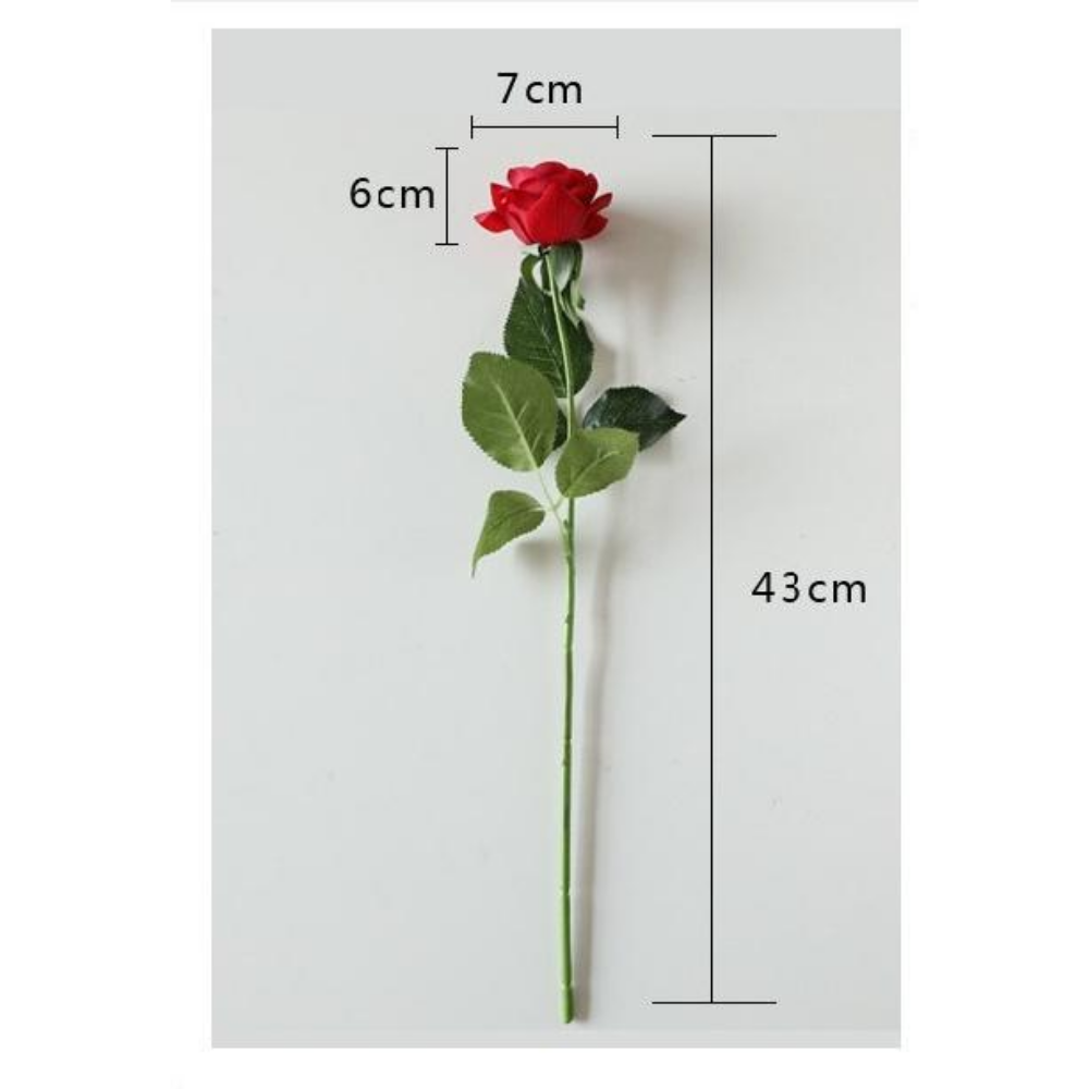 Real Touch Artificial Rose For Living Room Indoor Decoration And Wedding