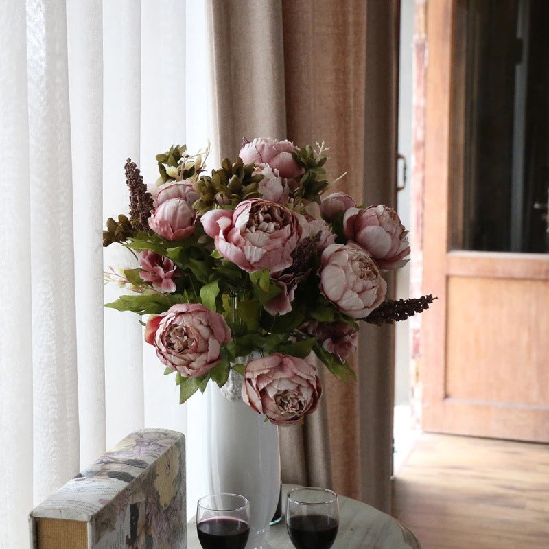 Artificial Peony For Living Room Indoor Decoration And Wedding