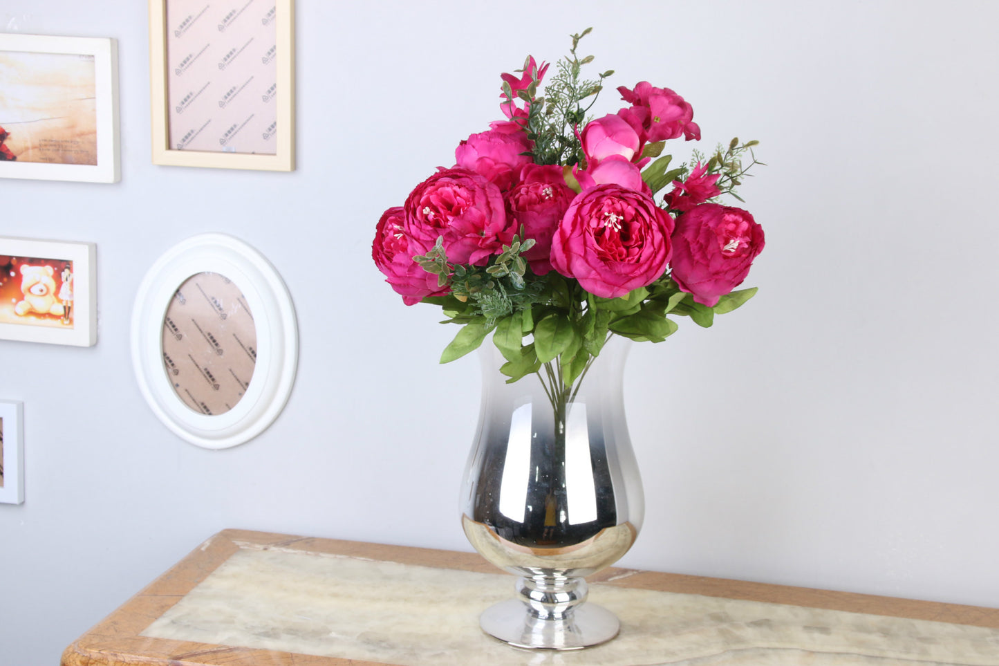 Artificial Peony For Living Room Indoor Decoration And Wedding