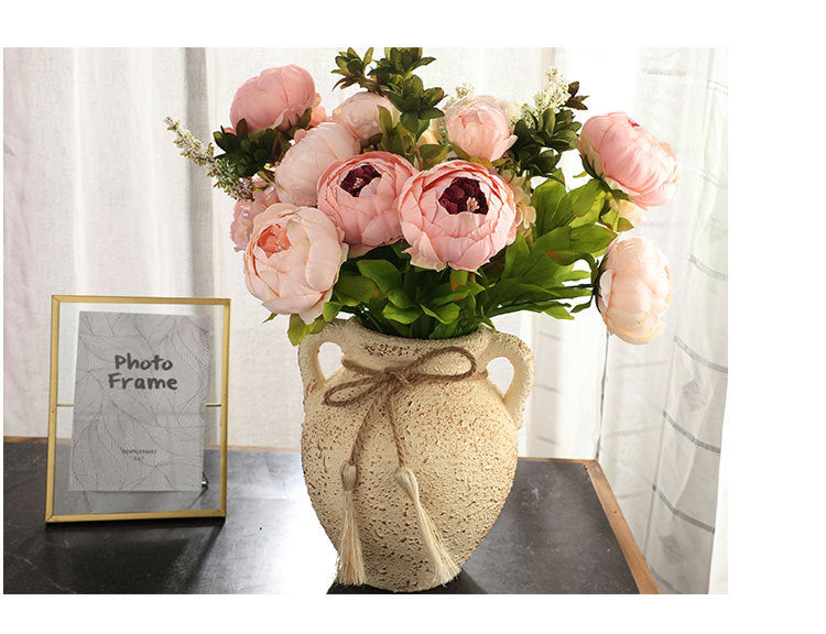 Artificial Peony For Living Room Indoor Decoration And Wedding