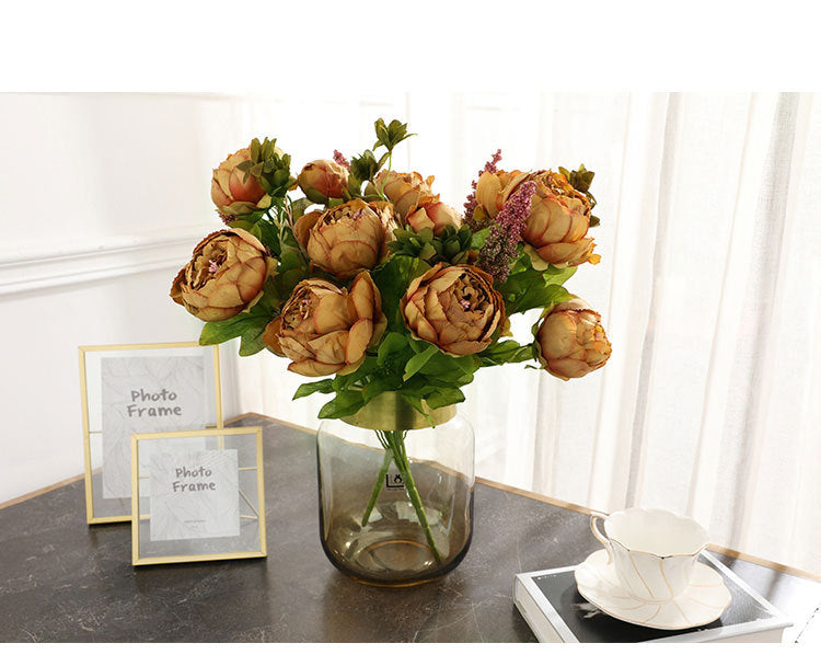 Artificial Peony For Living Room Indoor Decoration And Wedding