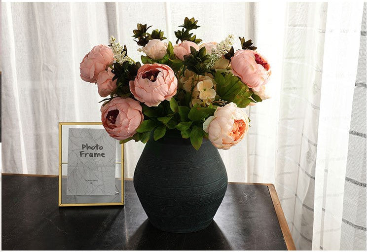 Artificial Peony For Living Room Indoor Decoration And Wedding