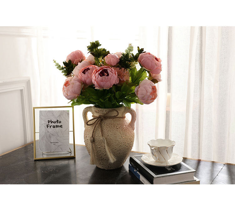 Artificial Peony For Living Room Indoor Decoration And Wedding