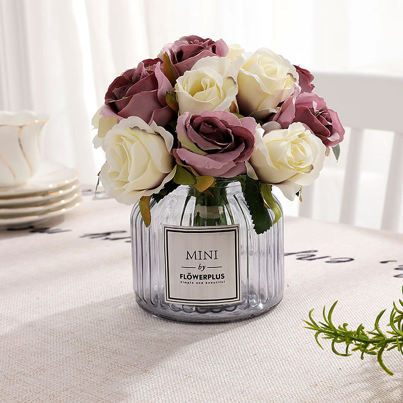 Artificial Rose Bouquet For Living Room Indoor Decoration And Wedding