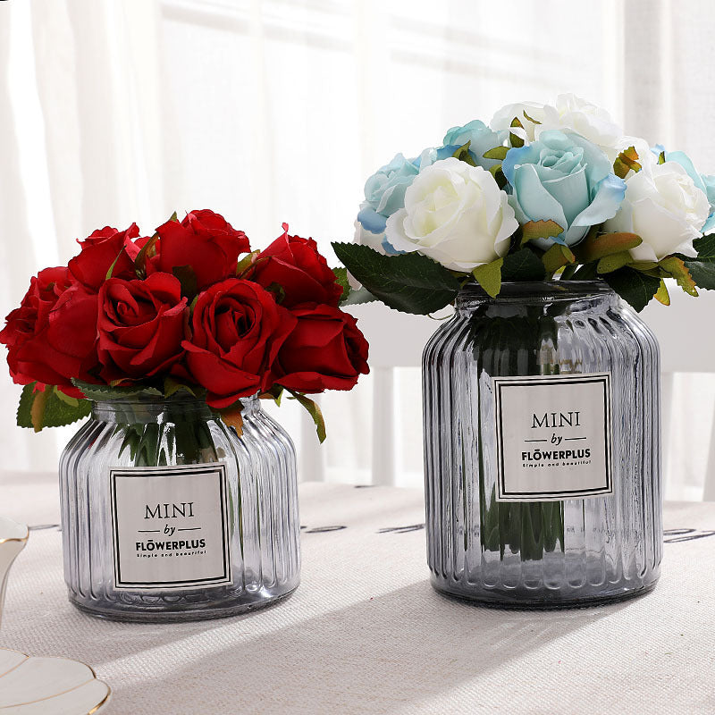 Artificial Rose Bouquet For Living Room Indoor Decoration And Wedding
