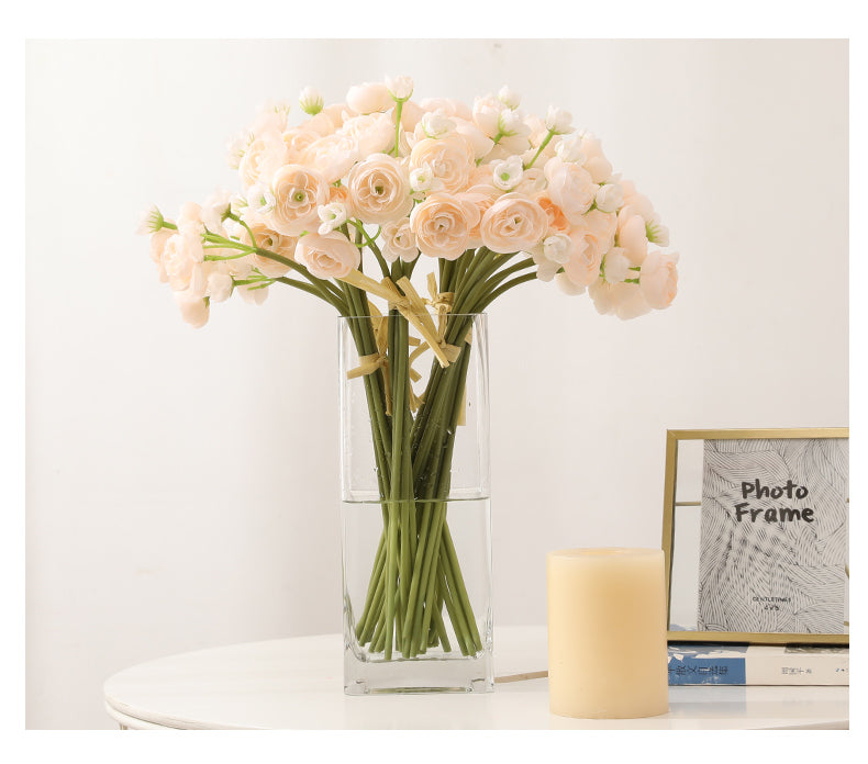 Artificial Little Camellia For Living Room Indoor Decoration And Wedding