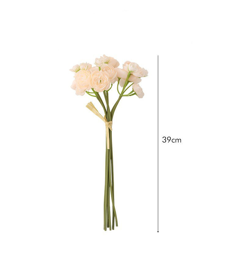Artificial Little Camellia For Living Room Indoor Decoration And Wedding