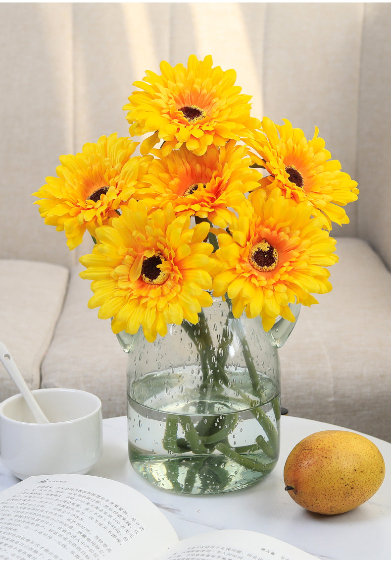 Artificial Gerbera For Living Room Indoor Decoration And Wedding