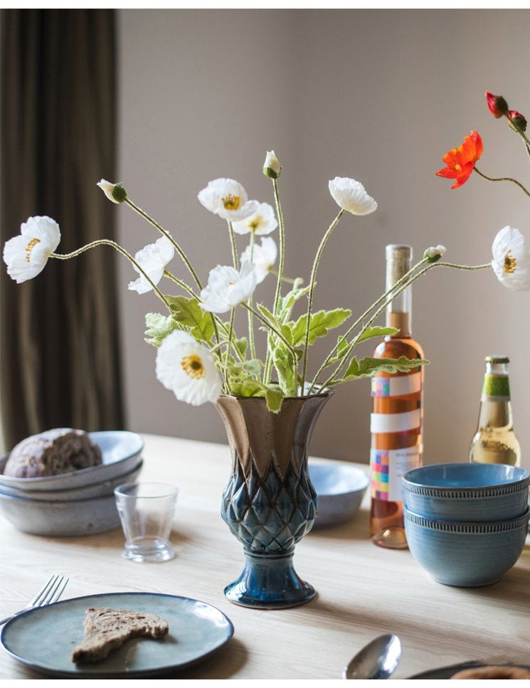Artificial Poppy For Living Room Indoor Decoration And Wedding