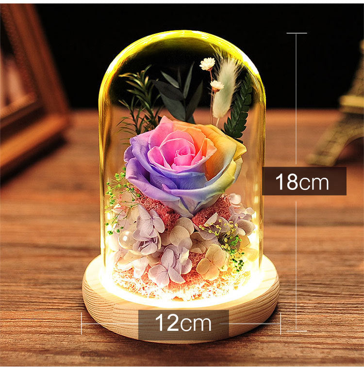 Preserved Rose in The Glass Dome For Any Occasion