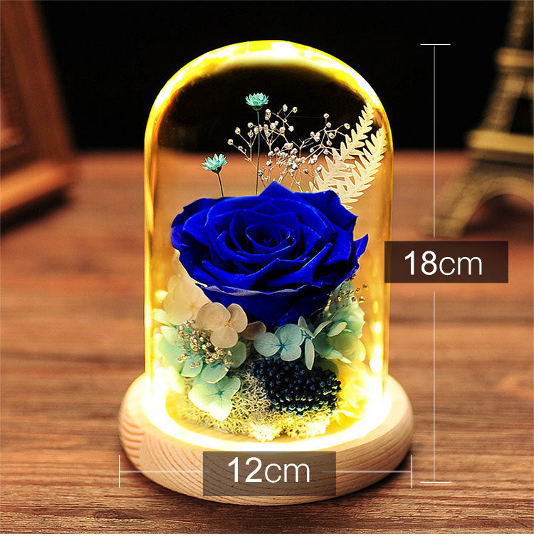 Preserved Rose in The Glass Dome For Any Occasion