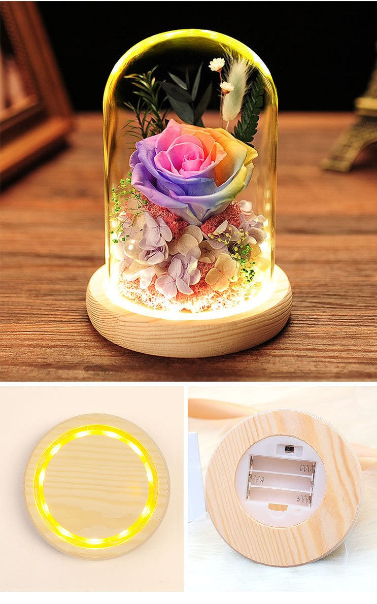 Preserved Rose in The Glass Dome For Any Occasion