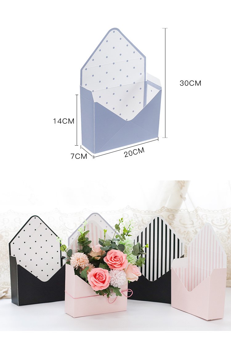 Envelope Flower Boxes - Beautiful Flower Gift Box Florist Packaging