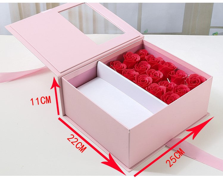 Flower Gift Box - Flower arrangement and Gift In One Box