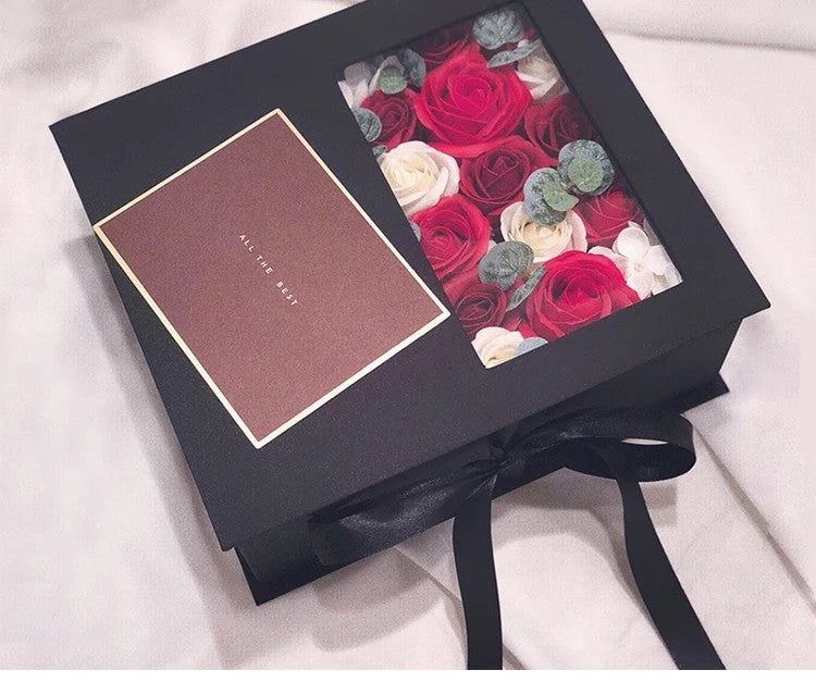 Flower Gift Box - Flower arrangement and Gift In One Box