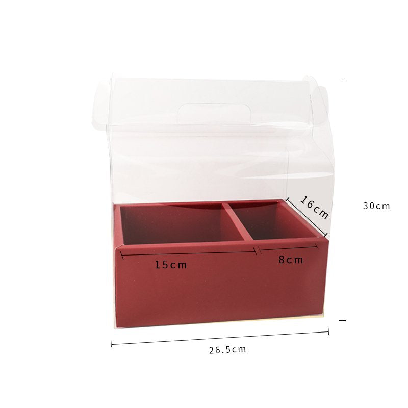 Handheld PVC Flower Gift Box