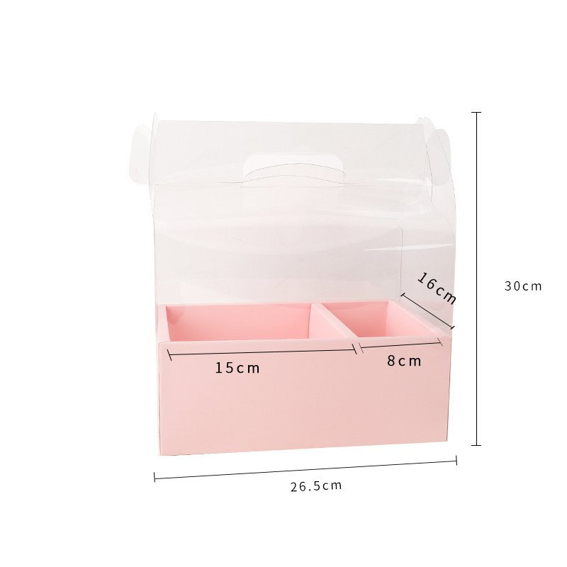 Handheld PVC Flower Gift Box
