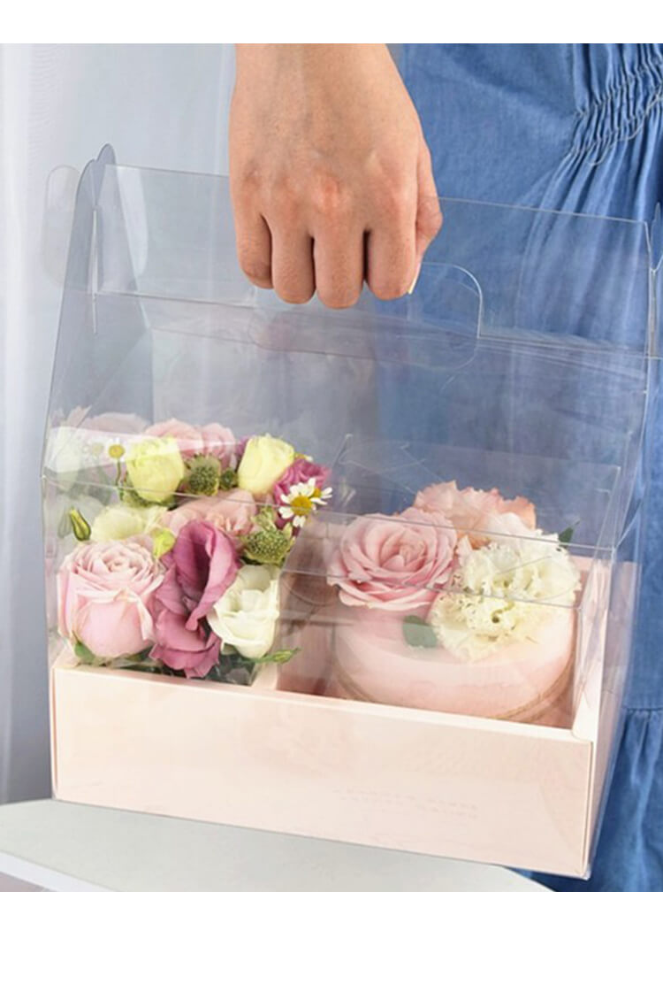 Handheld PVC Flower Gift Box