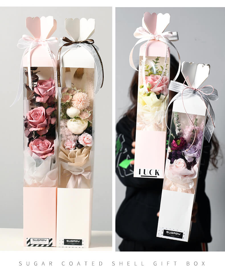 Candy Shaped Flower Gift Box