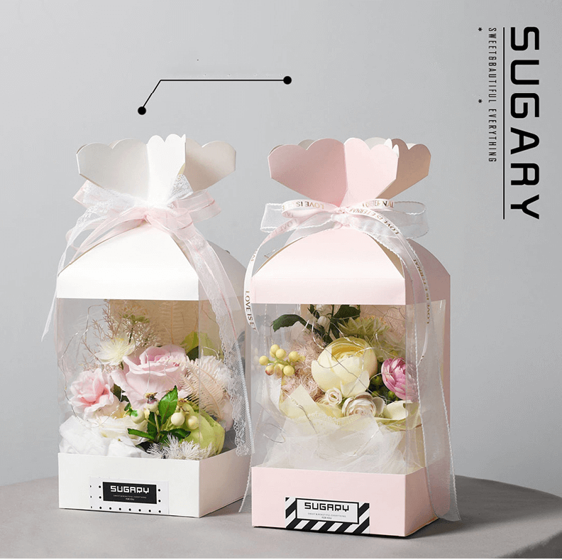 Candy Shaped Flower Gift Box