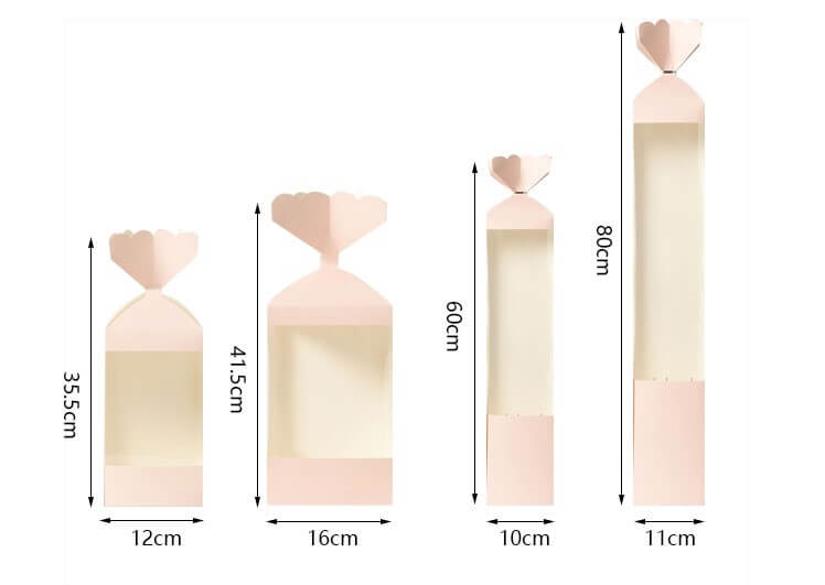 Candy Shaped Flower Gift Box
