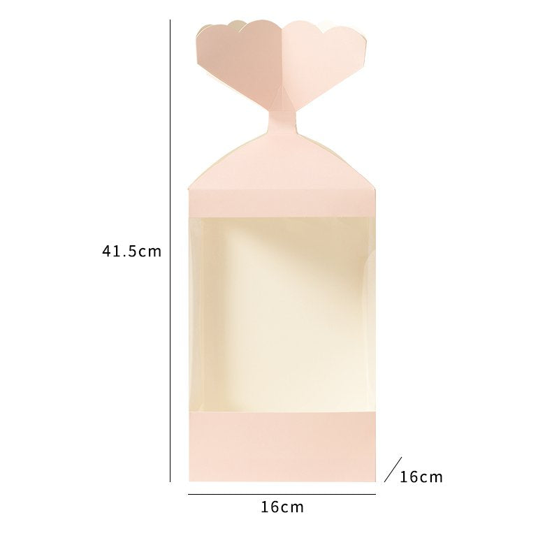 Candy Shaped Flower Gift Box