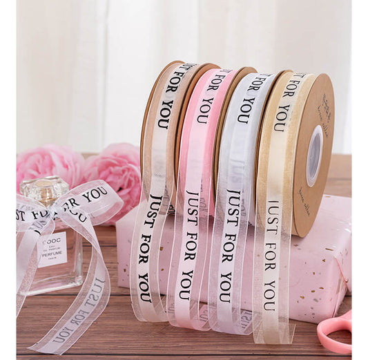 Just For You Sheer Organza Ribbon - 1 inch 50 Yards