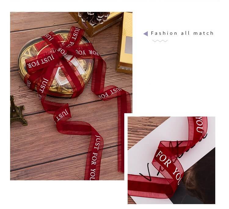 Just For You Sheer Organza Ribbon - 1 inch 50 Yards