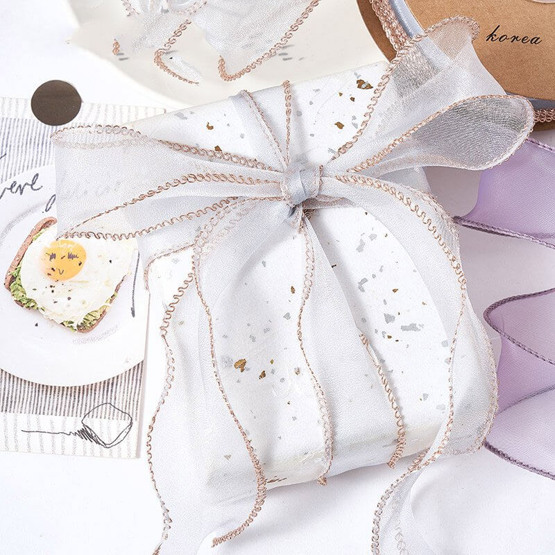 Fishtail Yarn Wave Ribbon for Flower Bouquet and Gift Packing