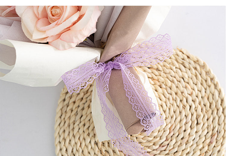 Lace Ribbon For Flower Bouquet and Gift Packing