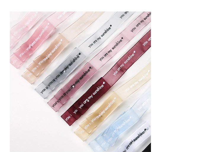 You Are My Sunshine Sheer Organza Ribbon