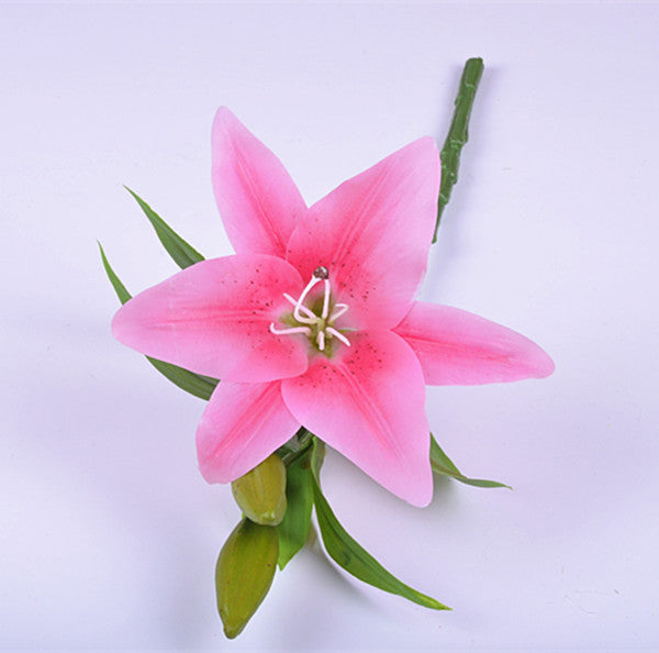 Artificial Lily For Living Room Indoor Decoration And Wedding