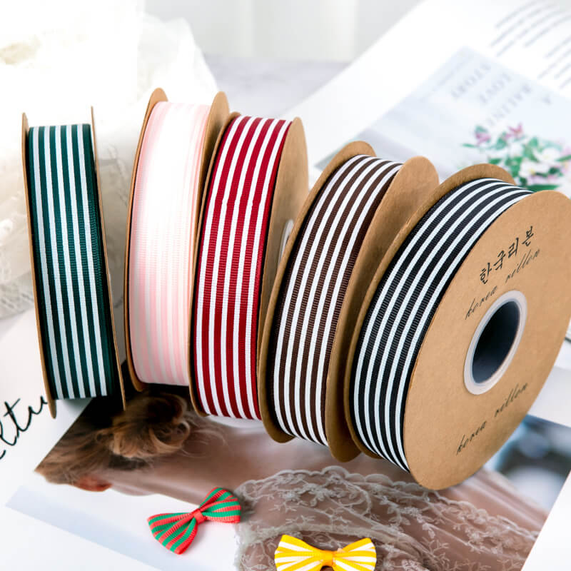 Vertical thread Colorful Ribbon