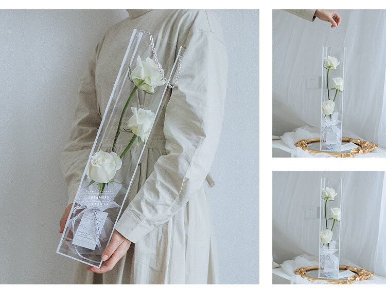 Only You Transparent Handheld Flower Box
