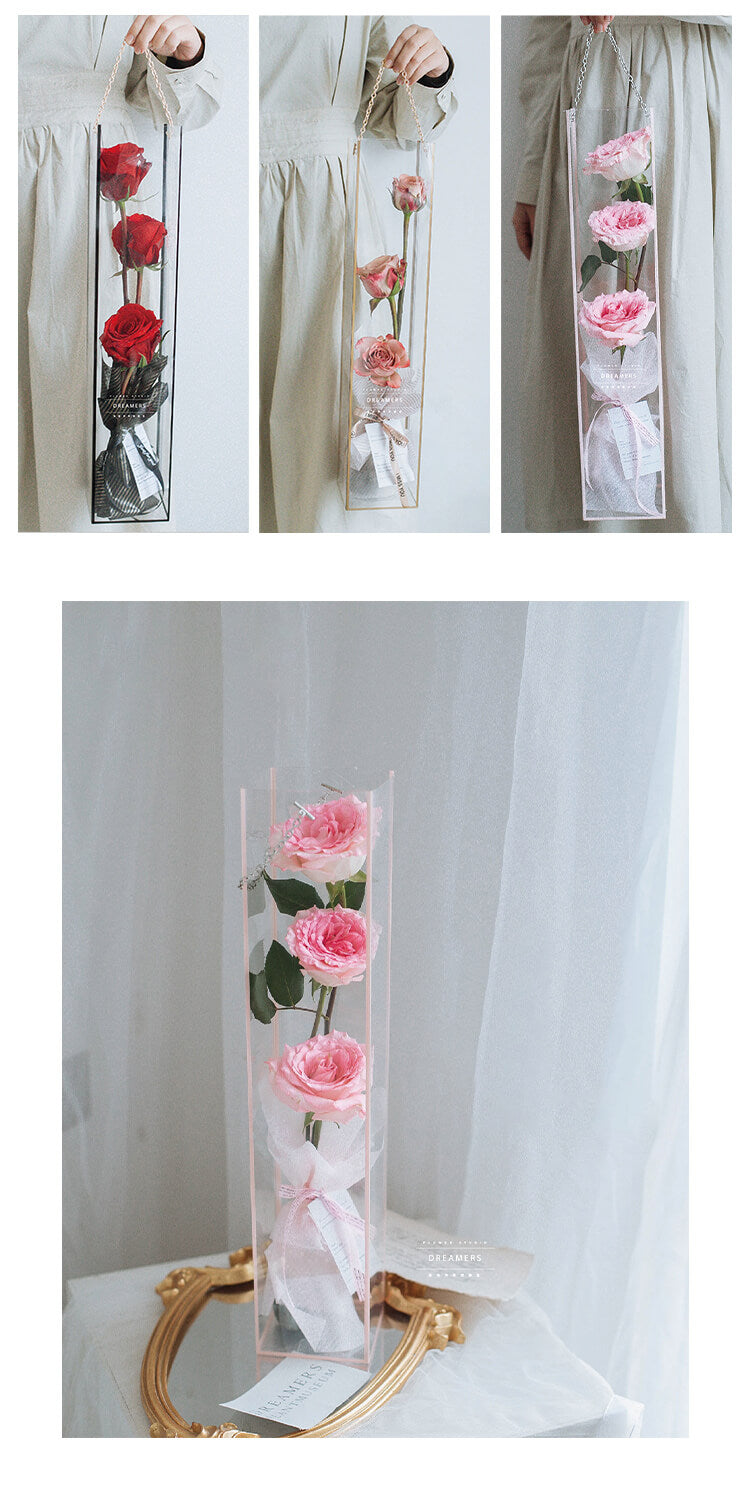 Only You Transparent Handheld Flower Box