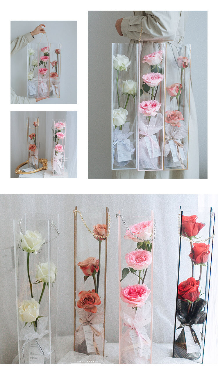Only You Transparent Handheld Flower Box